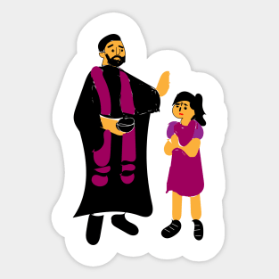 Ash Wednesday Sticker